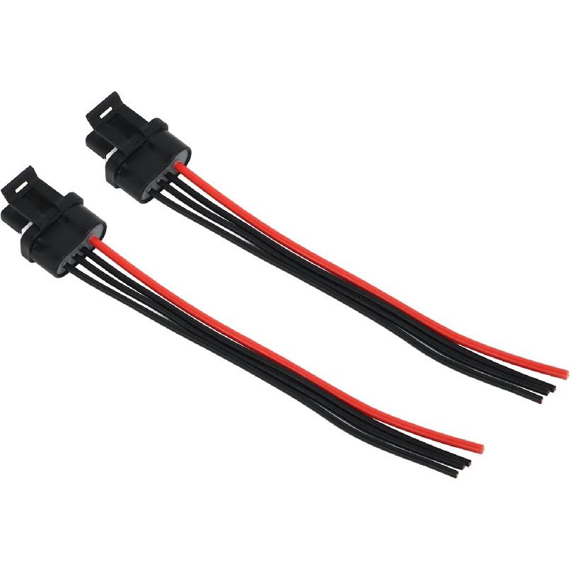 2PCS Alternator Connector, 4 Wire Repair Harness Voltage Regulator Connector Plug Replacement for PT1929 88860484 Compatible with CS130, CS121,