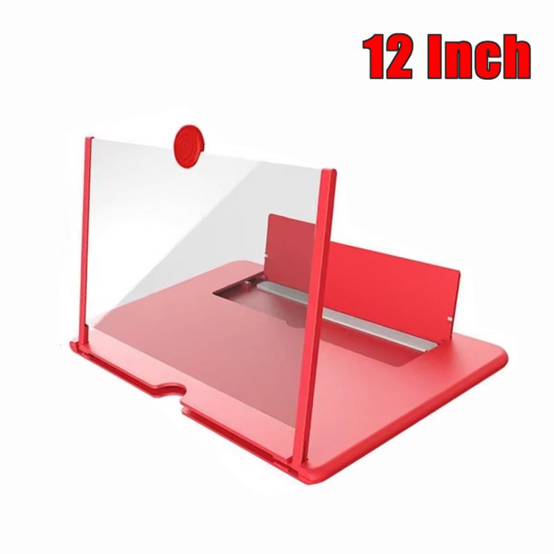 12 Inch Multi Functional HD Mobile Phone Screen Amplifier For Phone Holder Enlarged Screen Phone Stand Video Magnifier Screen