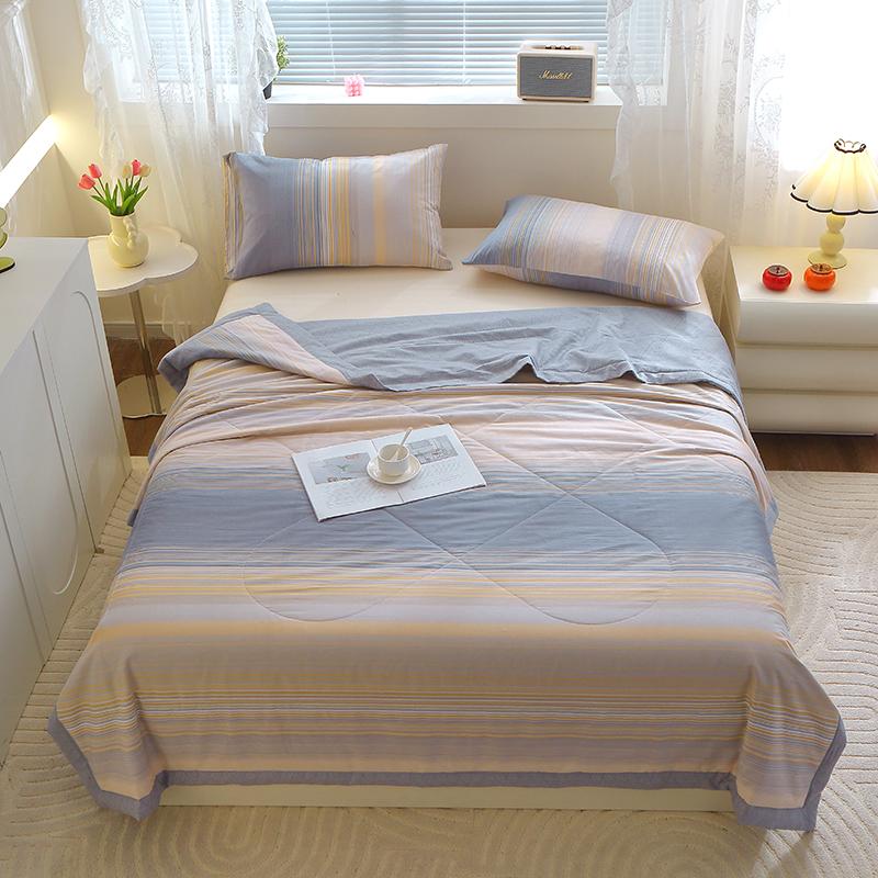 

Элегантное цветочное одеяло из 100% хлопка, мягкое, удобное постельное белье, тонкое одеяло для кондиционера, офиса, путешествий, дома, дивана, тонкое одеяло 150x200cm Single 1Pc