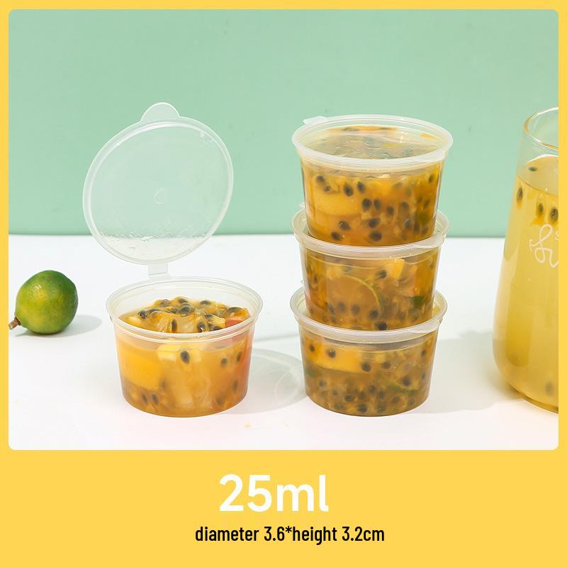 Passion Fruit Disposable Portion Boxes: Ideal for Dips, Seasoning, Lemon, Ginger, and Scallion Storage