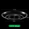 300ml Disposable Crystal Clear Plastic Bowl, Chopsticks, Cups, Plates & Cutlery Set for Hot Pot, Soup, Rice.