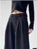 2025 Women's American Retro Wide-Leg Pants: Casual, Loose-Fit, High-End Drape for Autumn/Winter