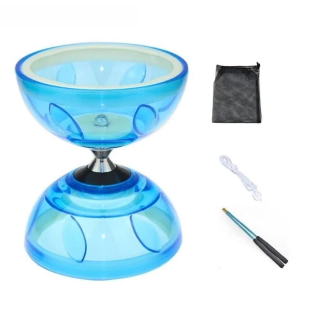 Leather Chinese Yoyo Diabolo Set Bowl Shape Diabolo Toy Chinese Diabolo  Entertainment Supplies
