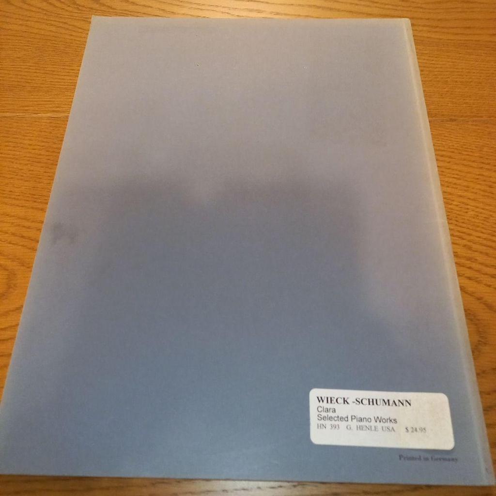 [USED] Clara Wieck-Schumann: Piano Works, Henle edition