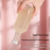 Five-Ring Embossed Glass Beverage Bottle with Screw Cap for Milk Tea or Home Brewing