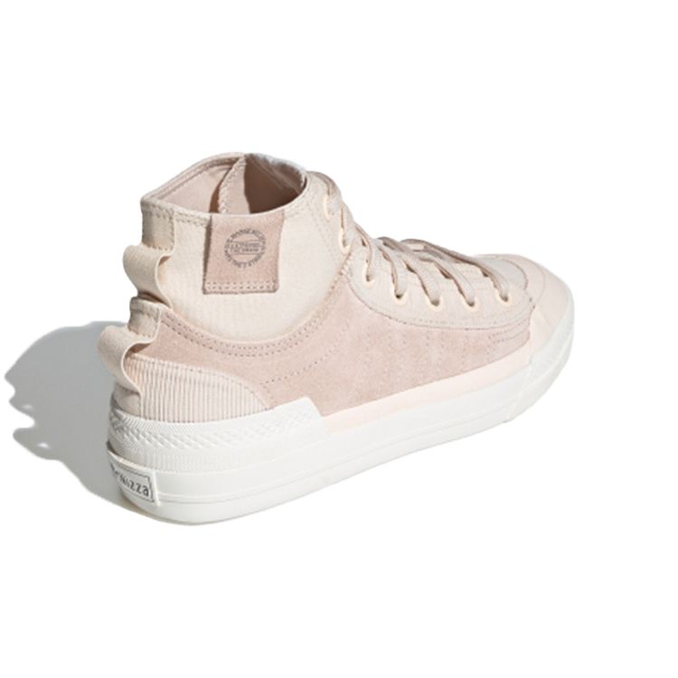 Adidas Originals Nizza Hi DL Retro Casual High-Top Skate Shoes Women Sneakers Pink White GZ2648