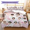 SEVENTEEN Pattern Bedding,Quilt Set Quilt Cover Pillowcase Home Birthday Gift (1 * duvet cover + 2 * pillowcase, without core)