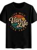 T-shirt Black Short Sleeve with Black Round Neck & Minimalist Casual Style - Summer Essential Basic Tee