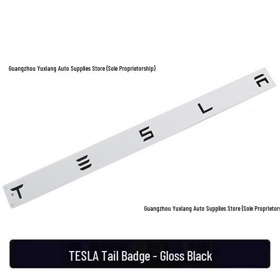 Tesla Model 3/S/Y/X Trunk Letter Stickers - TESLA Car Modification.