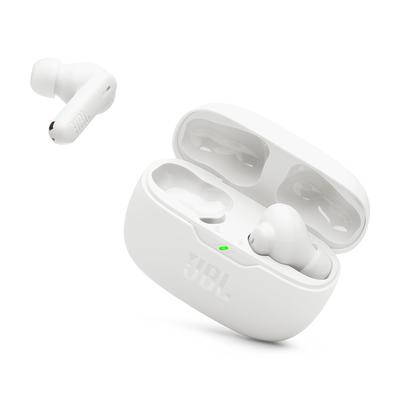 JBL WAVE BEAM 2 Kablosuz Kulaklıklar, Aktif Gürültü Engelleme, IP54 Suya ve Toza Dayanıklı, Çok Noktalı, 40 Saate Kadar Çalma Süresi (Beyaz)