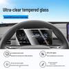 Mengshi M817 Tempered Glass Screen Protector: HD Explosion-Proof Car Navigation Interior Modification Accessory