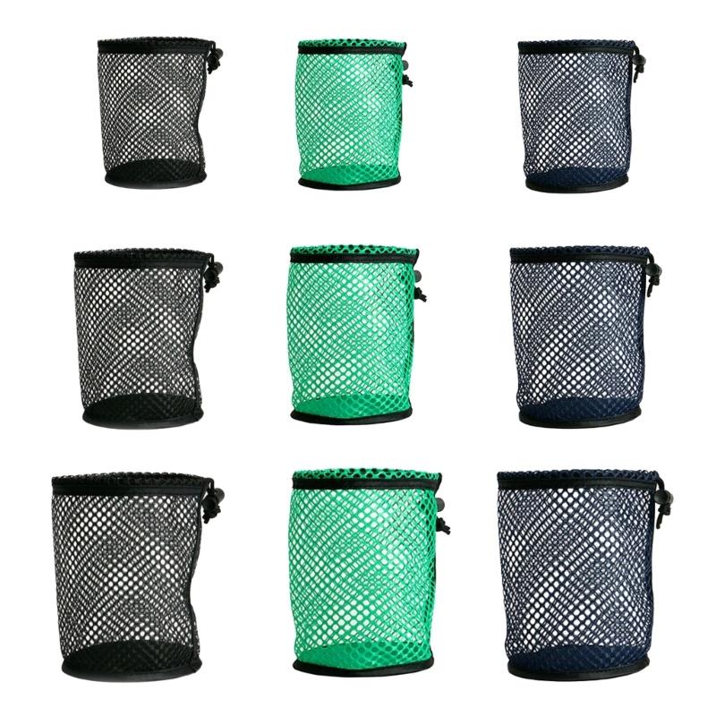 Nylon Storage Ball Pouch Golf Ball Carrying Holder Organizer Golf Accessories