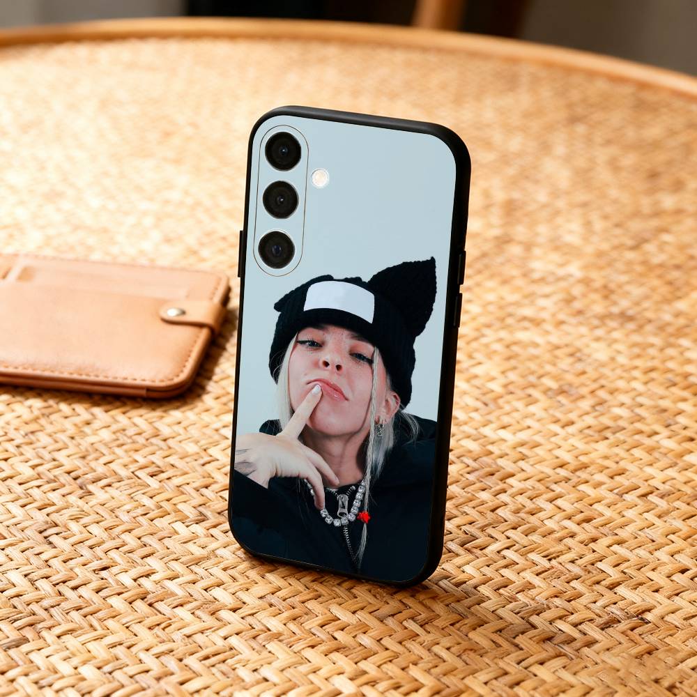 C-Cool Young M-Miko Singer Phone Case For Samsung  A73,72,71,A52,51,40,41,A22,A32,31,A13, Soft Black Shell