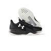 Under Armour Fabric Mesh Leather Boa Rotating Buckle Comfortable Versatile Kids Running Shoes Unisex Running Shoes Black 2431220