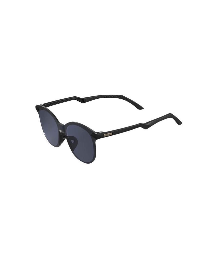 Wing Flatto Round Sports Sunglasses (Black Silver)