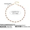 European Style Dopamine Color Block Necklace & Bracelet Set: Stainless Steel Drip Oil, Clavicle Design, Simple & Stylish Personality.