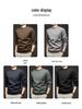 Spring & Autumn Men's Versatile Long-Sleeve Round Neck Solid Color Casual Hoodie - Fashion T-Shirt for Middle-Aged & Young Men