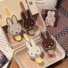 Adorable Brown For Miffy Rabbit Duck Bill Cartoon Side Hair Clips For Women Girls Bangs Barrettes Hair Accessories