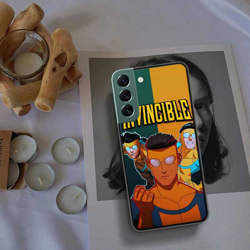 Cartoon Invincible Phone Case For Samsung Galaxy S22 S25 Ultra S21 S10 Plus S26 Edge S20 S23 S24 FE Cover Silicone Soft TPU