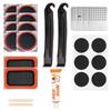 Bicycle Tire Repair Kit with Cold Patch, Glue, and Lever Tools