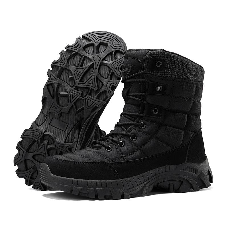 

2025 new large size military boots men s outdoor high-top desert tactical hiking shoes military boots men 39