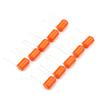 10Pcs Orange Tone Caps Guitar Bass Tone Caps Capacitors 200V 715P .047uf Electric Guitar Capacitors Guitar Accessories