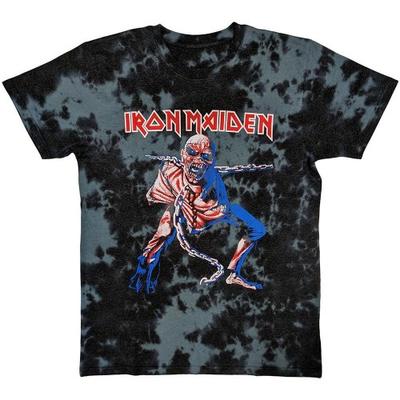 Iron Maiden Unisex-T-Shirt „Piece Of Mind“ von Eddie, gewaschen, für Erwachsene