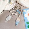 Ocean Theme Elegant Jellyfish Pendant Keychain Durable Metal Bag Phone Charm for Women Daily Gift