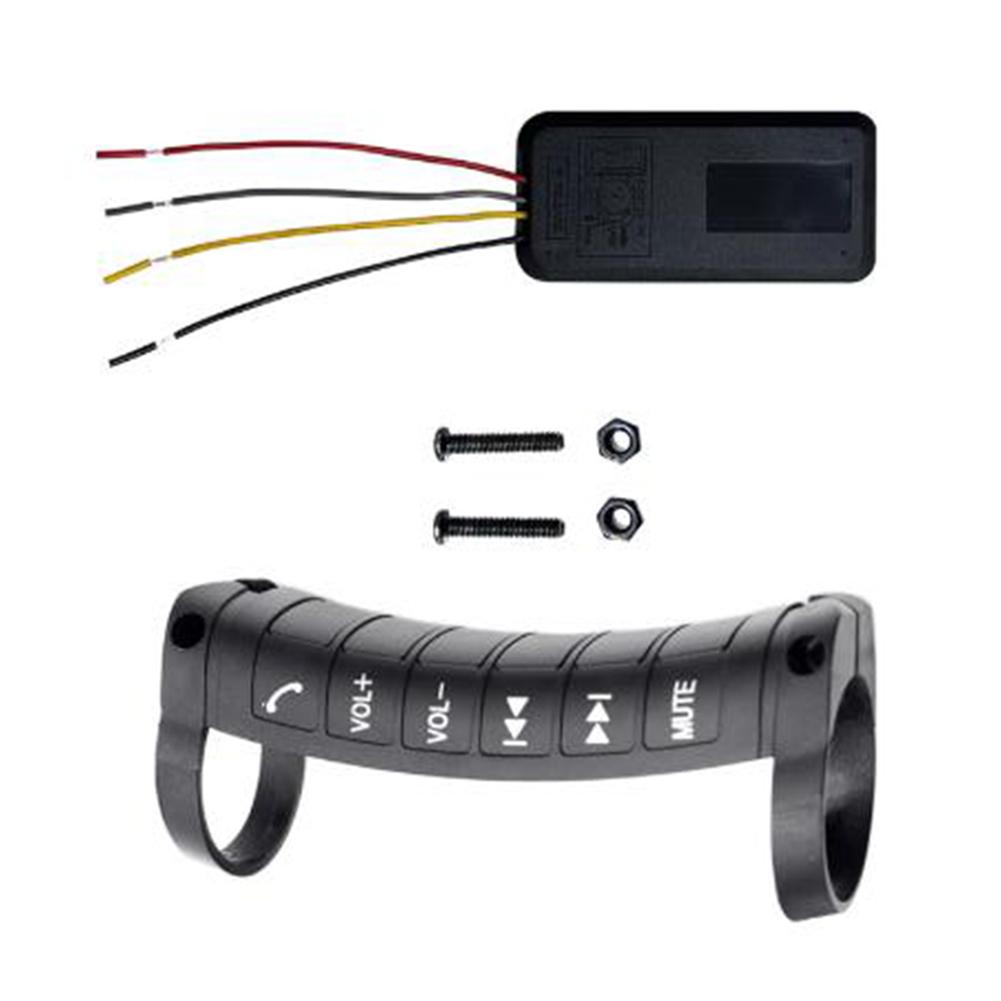 Steering Wheel Button Remote Control Wireless Multifunction for 2 Din DVD Compatible with Most Vehicle Models Direct Replacement
