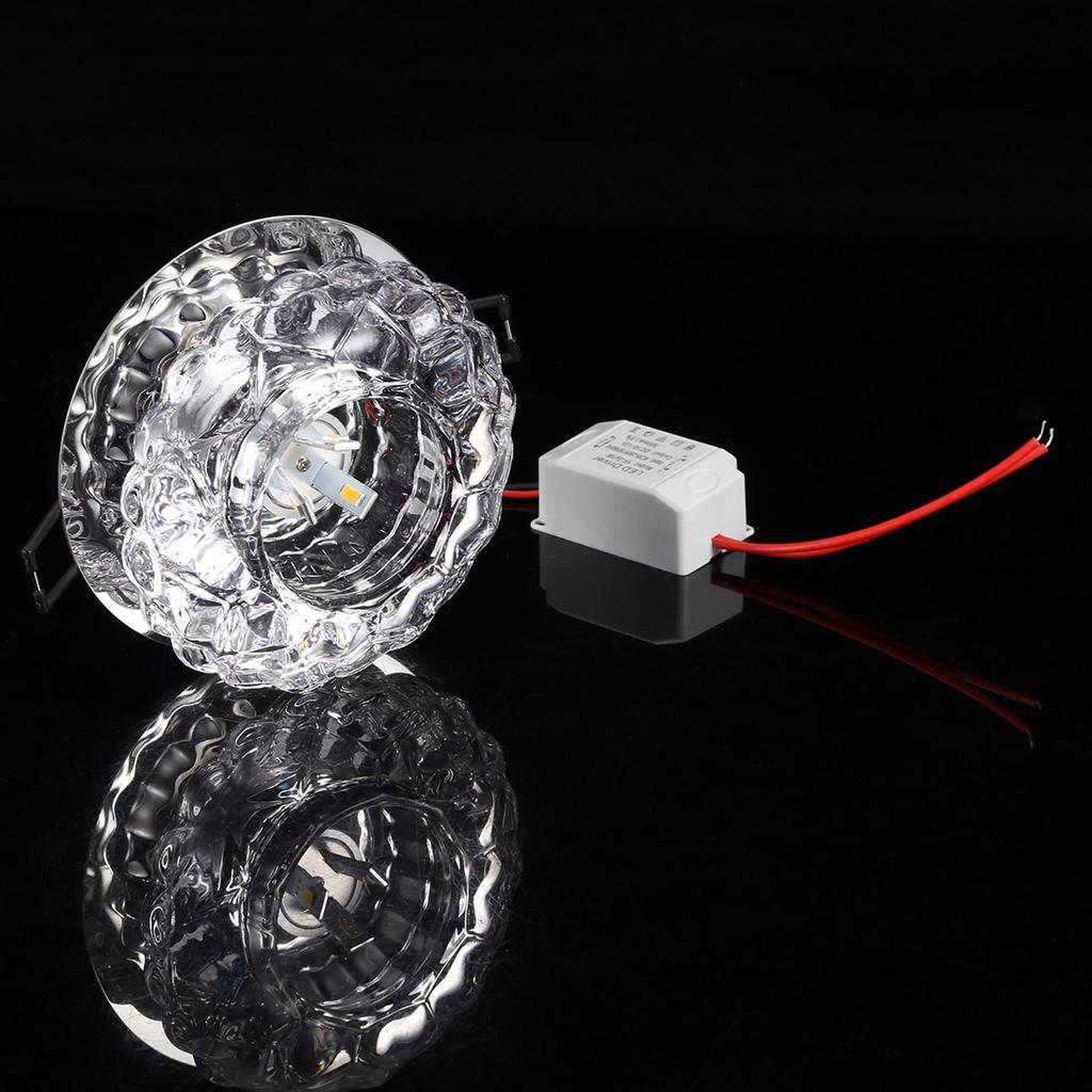 3W LED Tavan Gömme Downlight Aydınlatma Armatürü Lamba Spot Işık Ev Dekorasyonu Beyaz Işık