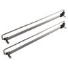 2Pcs Telescopic Clothes Rods Retractable Pull-Out Hanger For Clothes Retractable Top Mount Wardrobe Rail Coat Racks Closet Rod