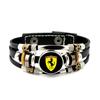 Retro Adjustable Leather Double Side Hand Made Rope Bangles for Ferrari SF90 Stradale SF90Spider 296 GTB 296 GTS Accessories JW6