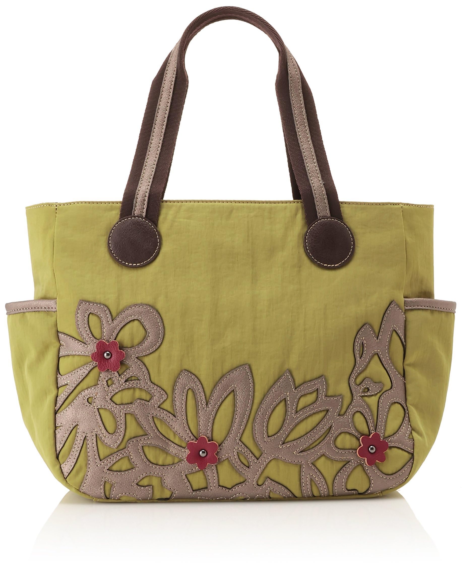 Женская оливковая сумка-тоут KFB