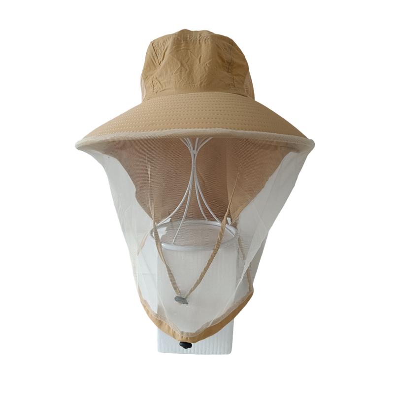 1pc Women and Men's Bucket Hat Anti Mosquito with Net Mesh for Summer Outdoor Breathable Fishing Gardening Hat