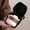 Portable small set travel tea set, one pot, two cups, express cup, outdoor business opening gift, event accompaniment