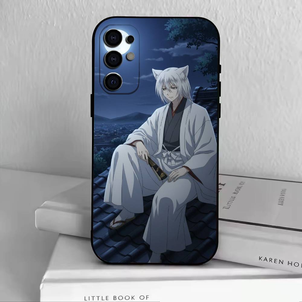 M-misama Kiss T-Tomoe Phone Case Black Silicone Soft For Samsung S25,S24,S21,S22,S23,S30,Ultra,S20,Plus,Fe,Lite