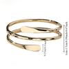 Women' Coil Ring - Plated Spiral Coil, Elegant Minimalist & Punk Style Suitable for Daily Wear, Parties, Coating for Year