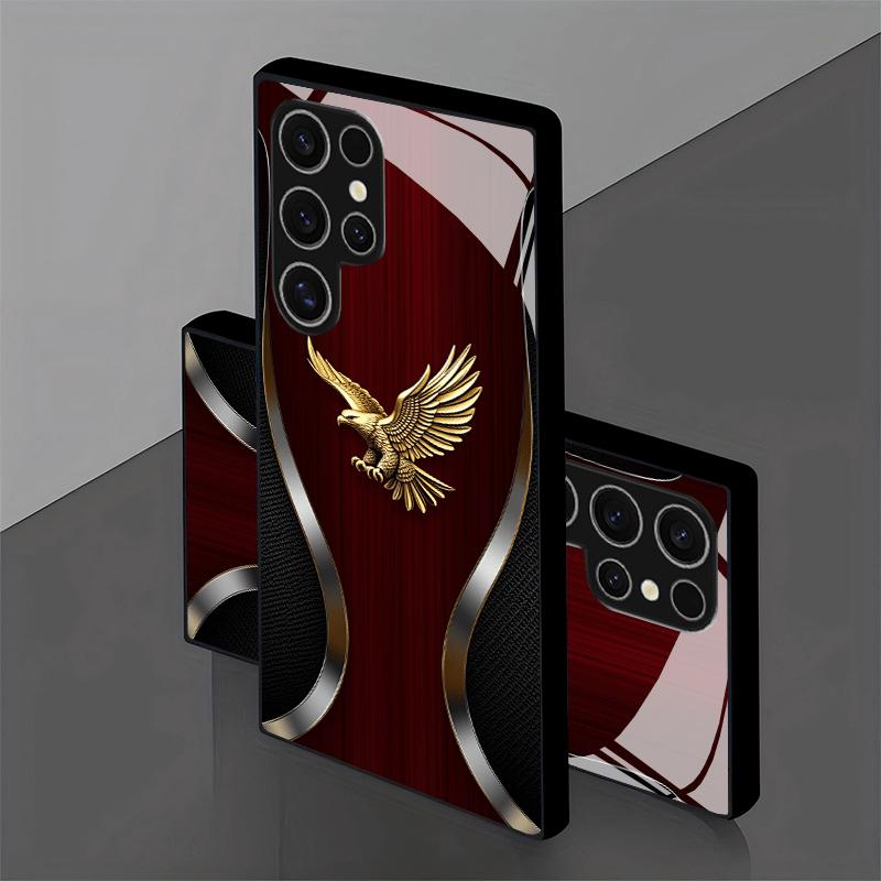 Luxury Golden Eagle fashion phone cases phone case mobile phones glass for Samsung Galaxy S26 S25 S24 S23 S22 FE Ultra Plus