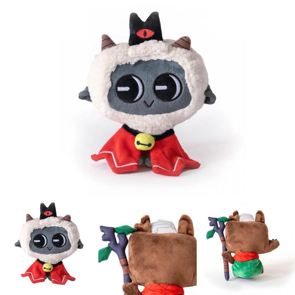 High-quality Cult Of The Lamb Plush Stuffed Toy Cozy Short-fur Sheep Design