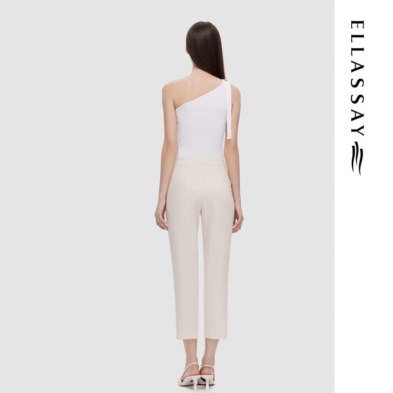 ELLASSAY Women's Tapered Ankle Work Pants