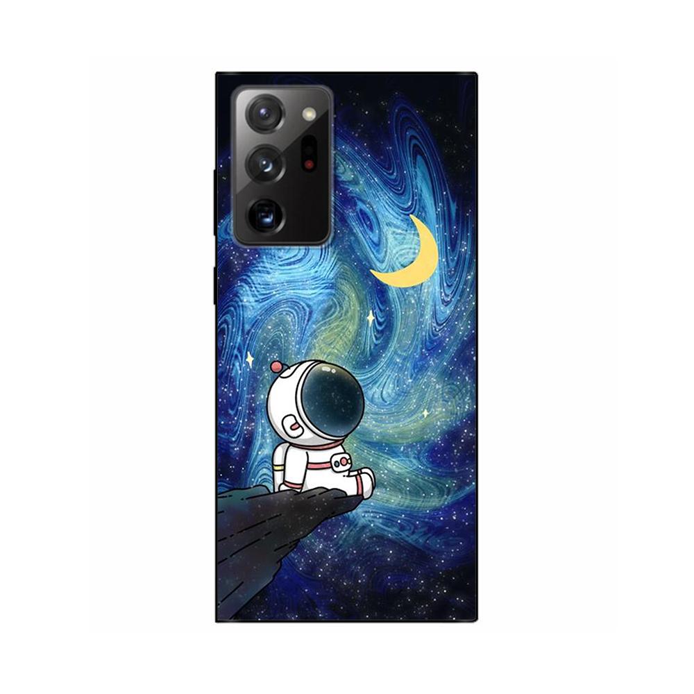 Pro Samsung Galaxy Note 20 Ultra Pouzdro Barevně Malované Měkký Tekutý Silikonový Kryt Telefonu Pro Pouzdra Samsung Galaxy Note 20 Note20