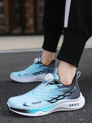 Fashion Sports Shoes for Men Blue Breathable Running Mesh Upper Summer Sale Miked Colour Low Price Gym Trend 2025 On Man Casual Sneaker