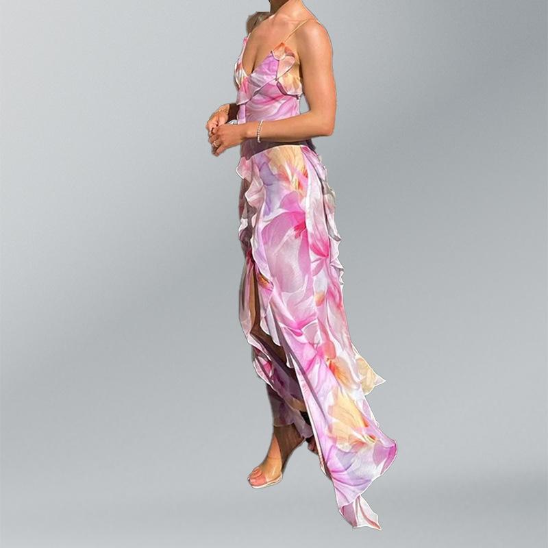 Francês High-end Nicho Temperamento Suspensório Saia Curta Longa Vestido de Viagem Beira-mar Férias