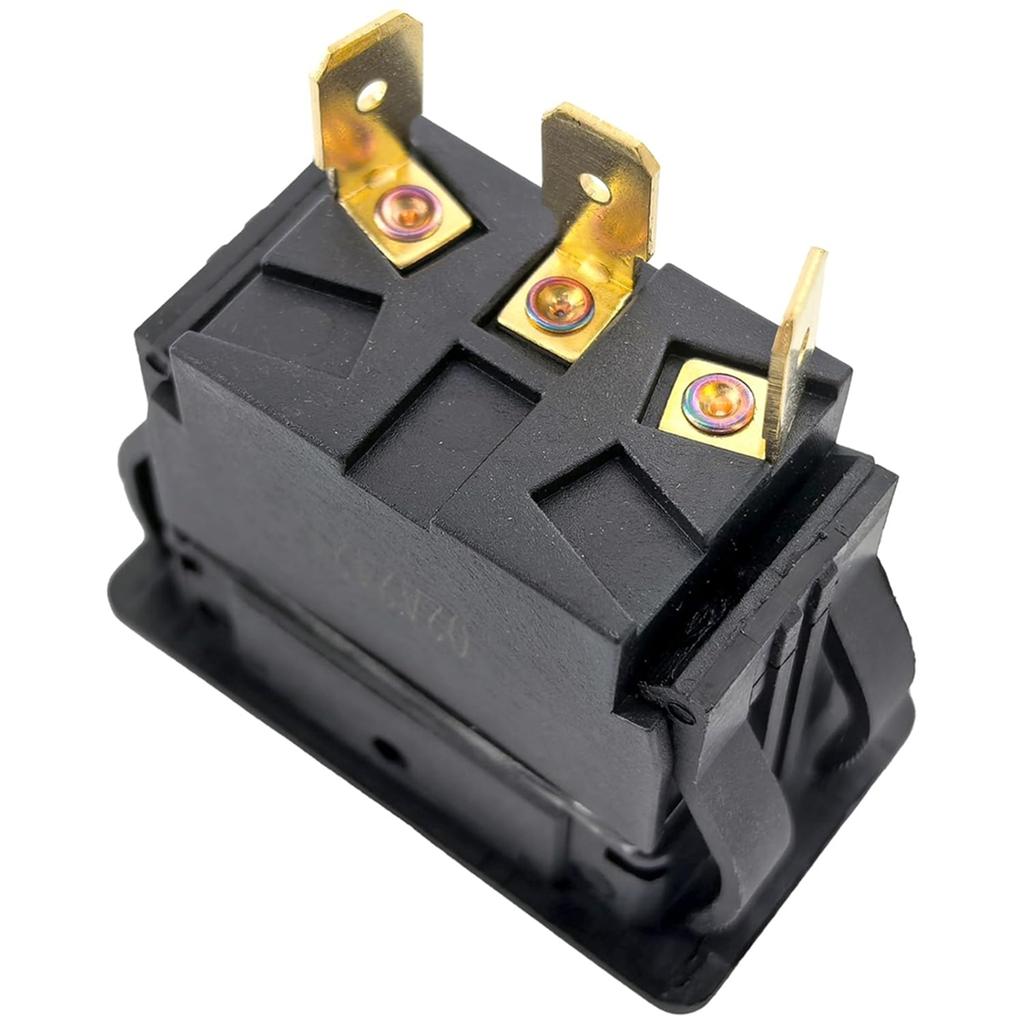 2025+ 2 Pack HY60C 3-Pin Rocker Switch Heavy-Duty Switch for Motors Industrial Equipment Ship Type Mechanical Equipment Switch