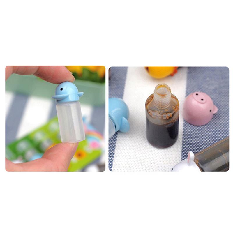 6Pcs Portable Mini Ketchup Sauce Bottle Seasoning Sauce Bottle Tomato Salad Dressing Container For Bento Lunch Box Kitchen Accessories