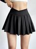 Women's High-Waisted Pleated Yoga Skirt for Running, Tennis & Fitness