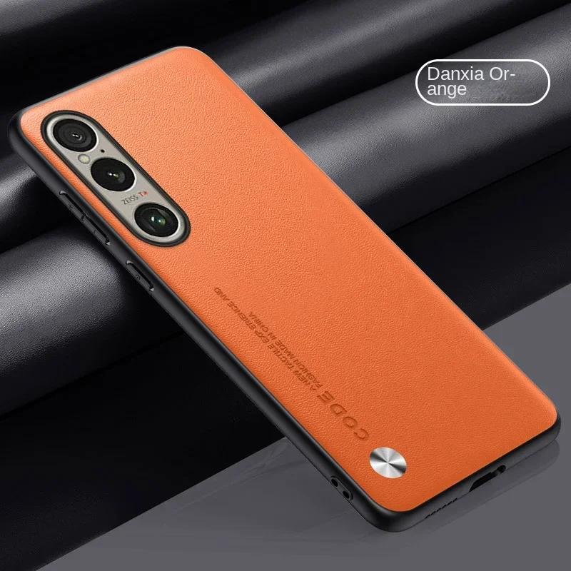

Plain Matte Skin Case for Sony Xperia 1 V Ii V II Soft TPU Bumper Shockproof Protection Bakc Cover for Xperia 1 VI 10 5 V 10V For Xperia 10 IV оранжевый