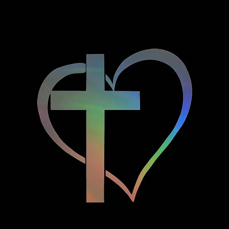 Jesus Cross Faith Christian Car Sticker Auto Body Bumper Windows Motorcycle Laptop Walls Vinyl Film Decal Car Tuning Accessories