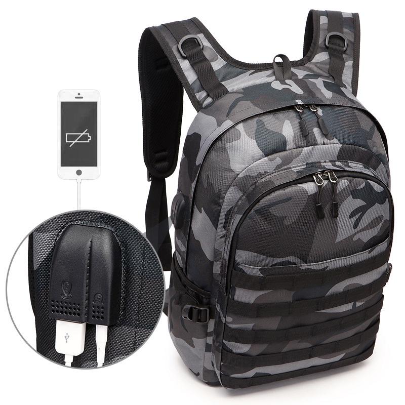 Playerunknowns Pubg New Battlegrounds Level 3 Backpack With Usb Charger Port
