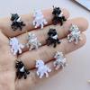 10Pcs Cute Mini Cartoon Unicorn Nail Art Resin Designer Charms DIY Craft For Nail 3D Decorations Jewelry